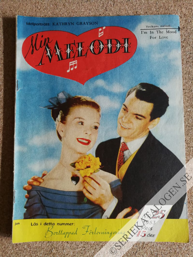 Framsida på Min melodi #25 (1953)
