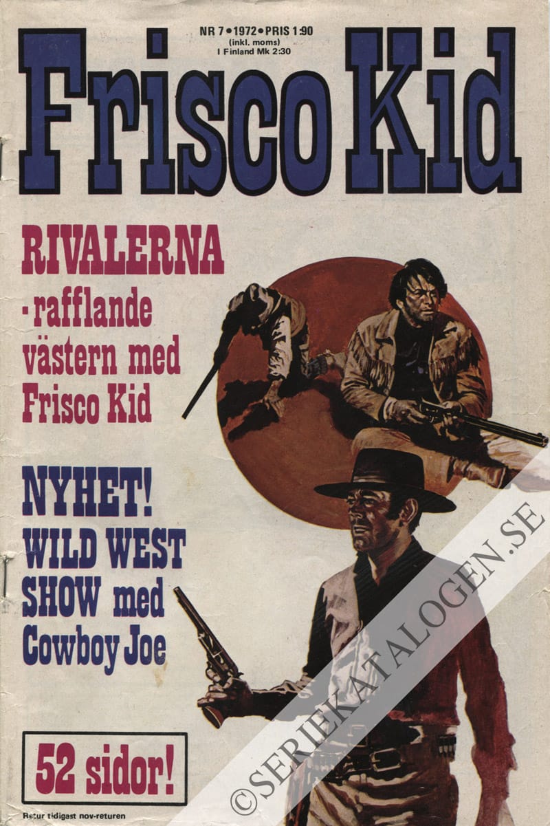 Framsida på Frisco Kid #7 (1972)