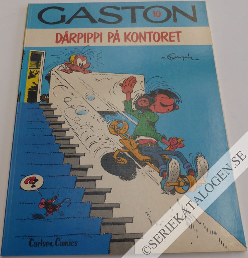 Framsida på Gaston Dårpippi på kontoret (1981)
