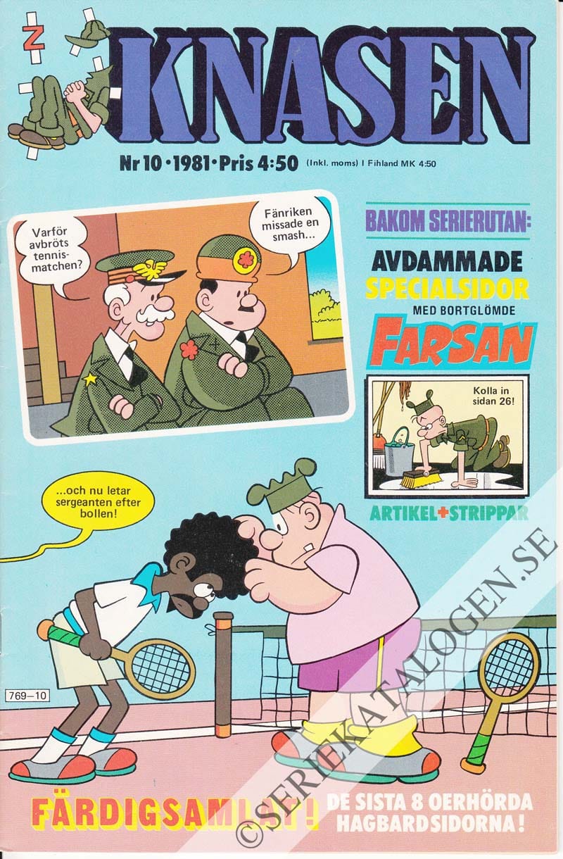 Framsida på Knasen #10 (1981)