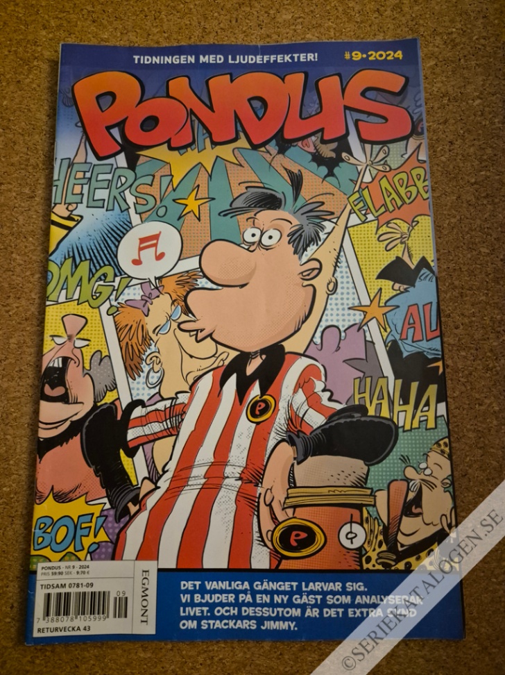 Framsida på Pondus #9 (2024)