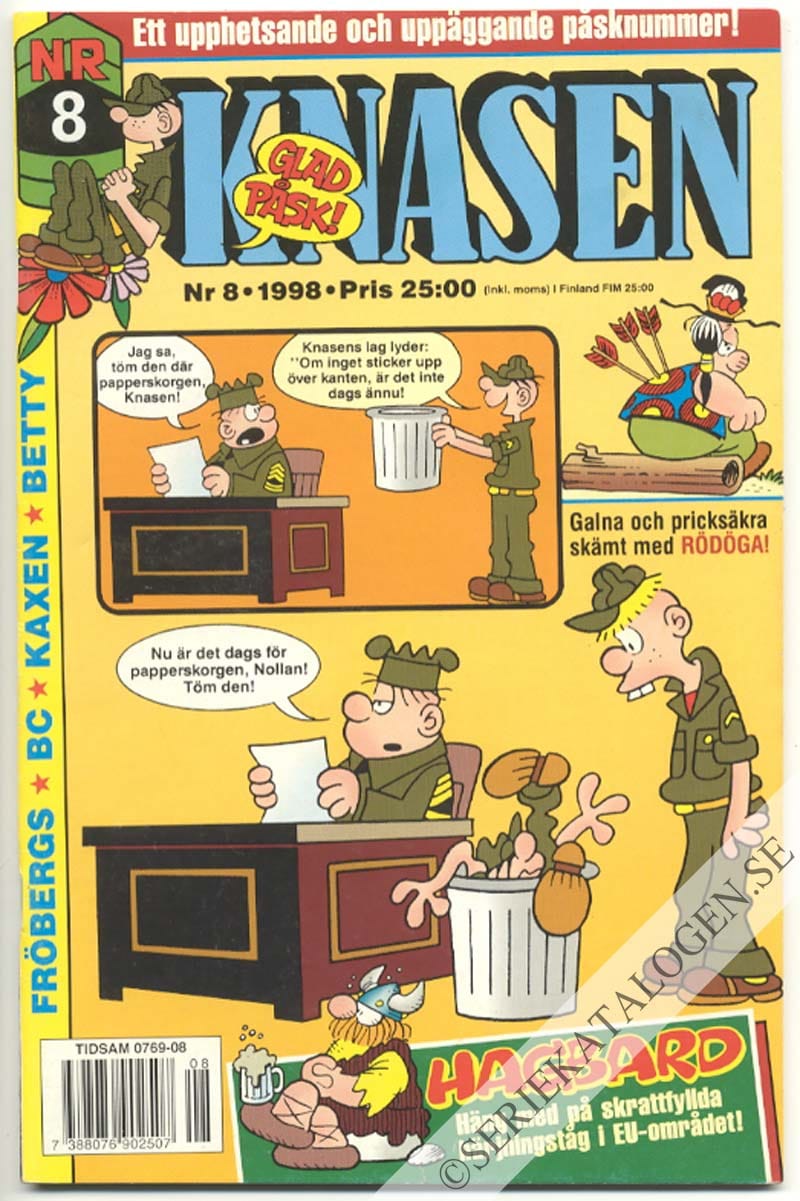Framsida på Knasen #8 (1998)