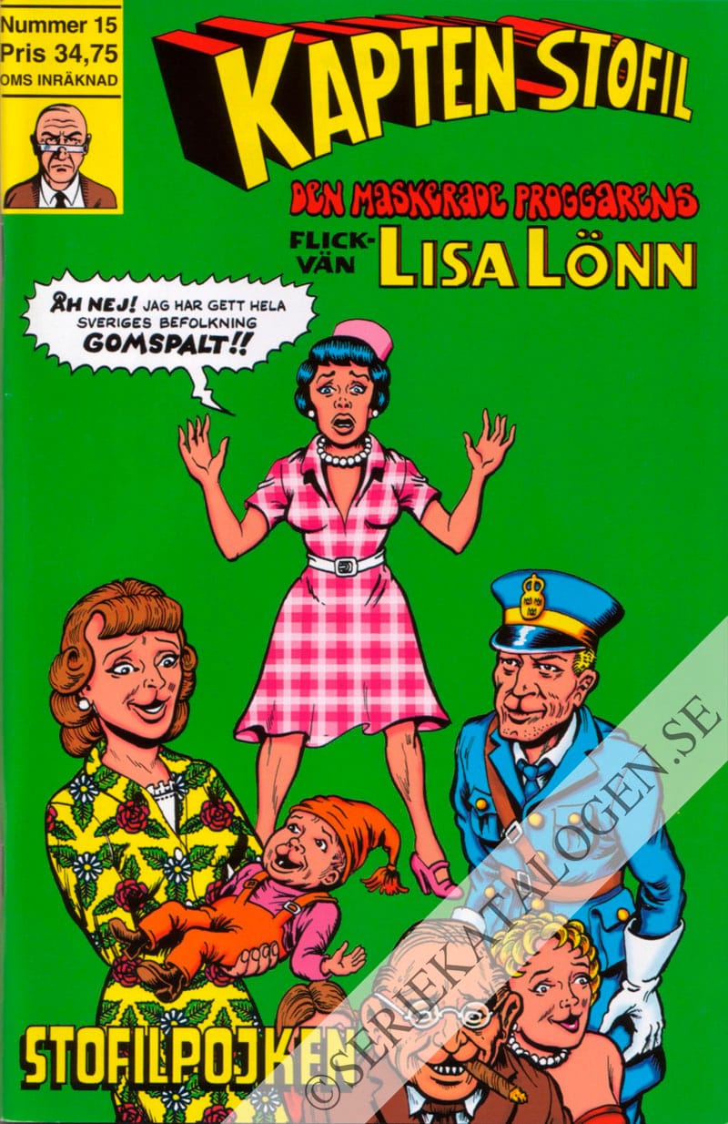 Framsida på Kapten Stofil #15 (2004)