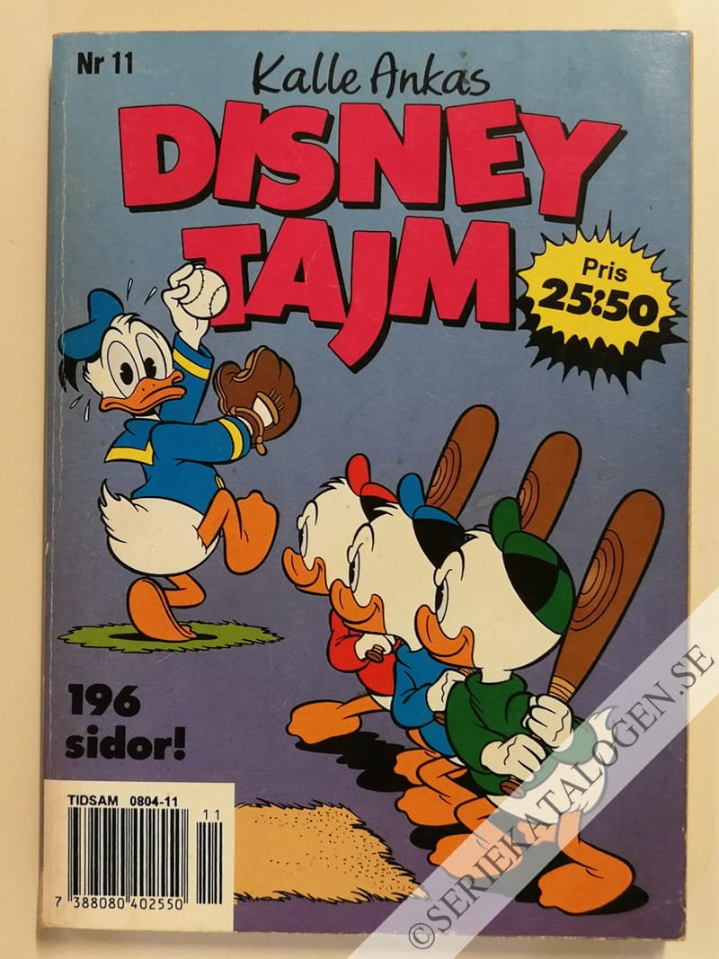 Framsida på Kalle Ankas Disneytajm #11 (1993)