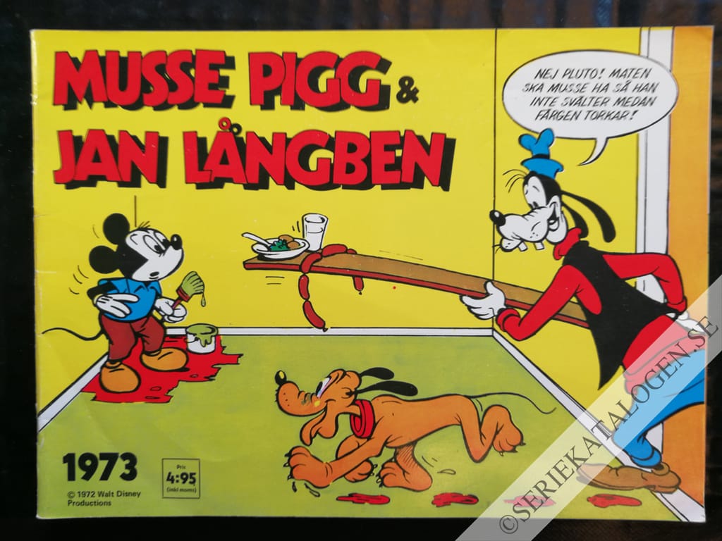 Framsida på Musse Pigg och Jan Långben # (1972)