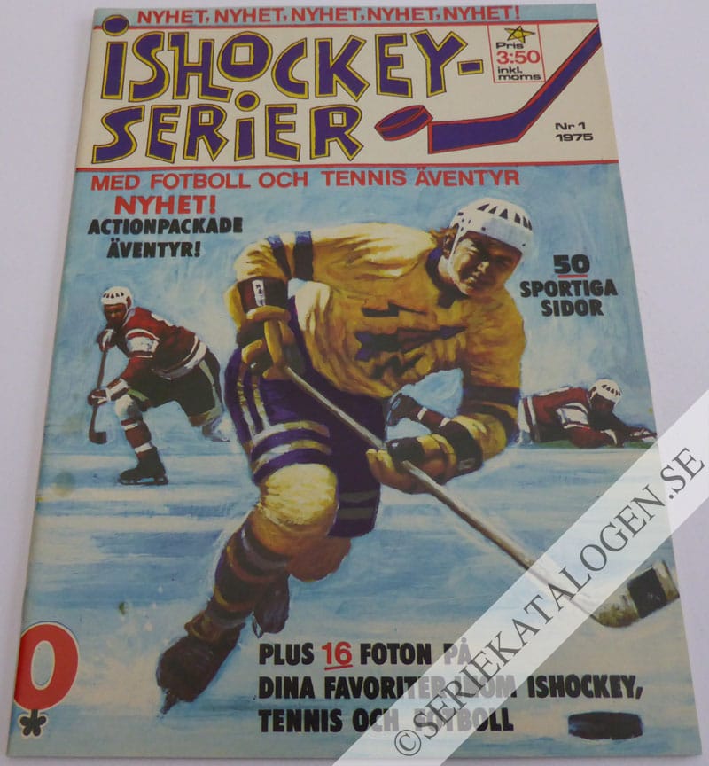 Framsida på Ishockeyserier #1 (1975)