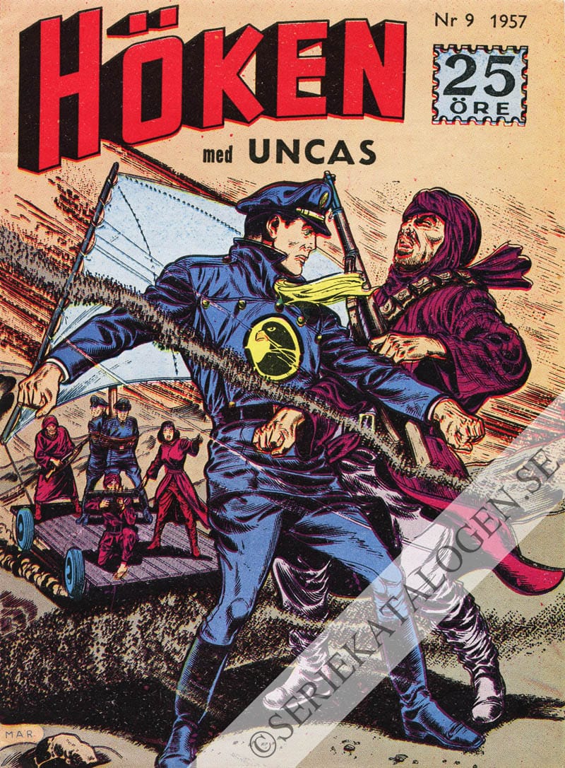 Framsida på Höken #9 (1957)