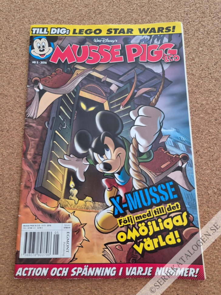 Framsida på Musse Pigg & C:o #5 (2016)