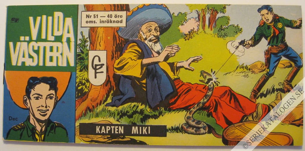 Framsida på Vilda Västern #51 (1964)