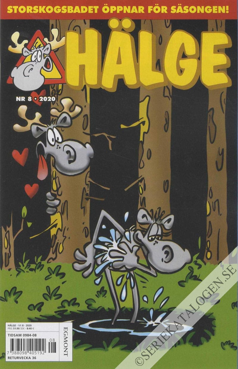Framsida på Hälge #8 (2020)