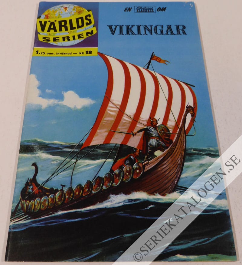 Framsida på Världsserien Vikingar (1961)
