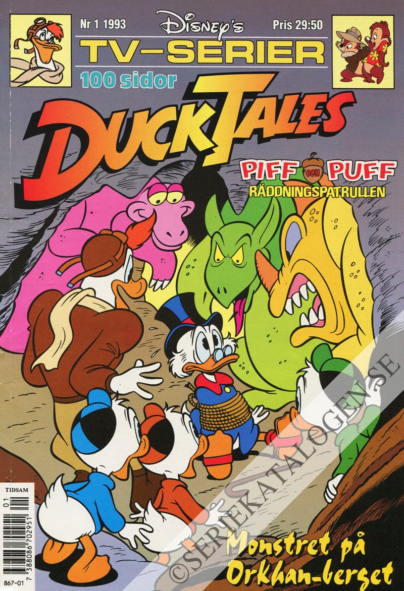 Framsida på Disney's tv-serier #1 (1993)