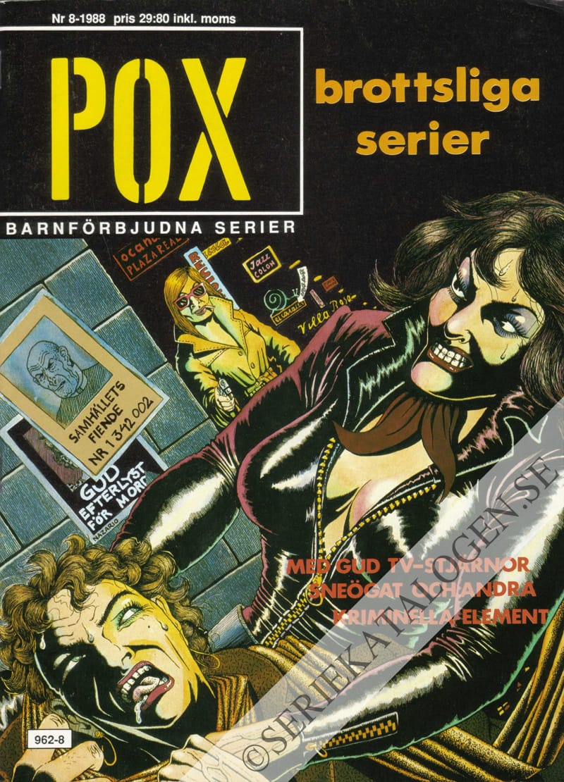 Framsida på Pox #8 (1988)