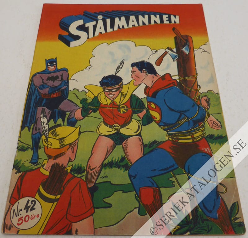 Framsida på Stålmannen #42 (1951)