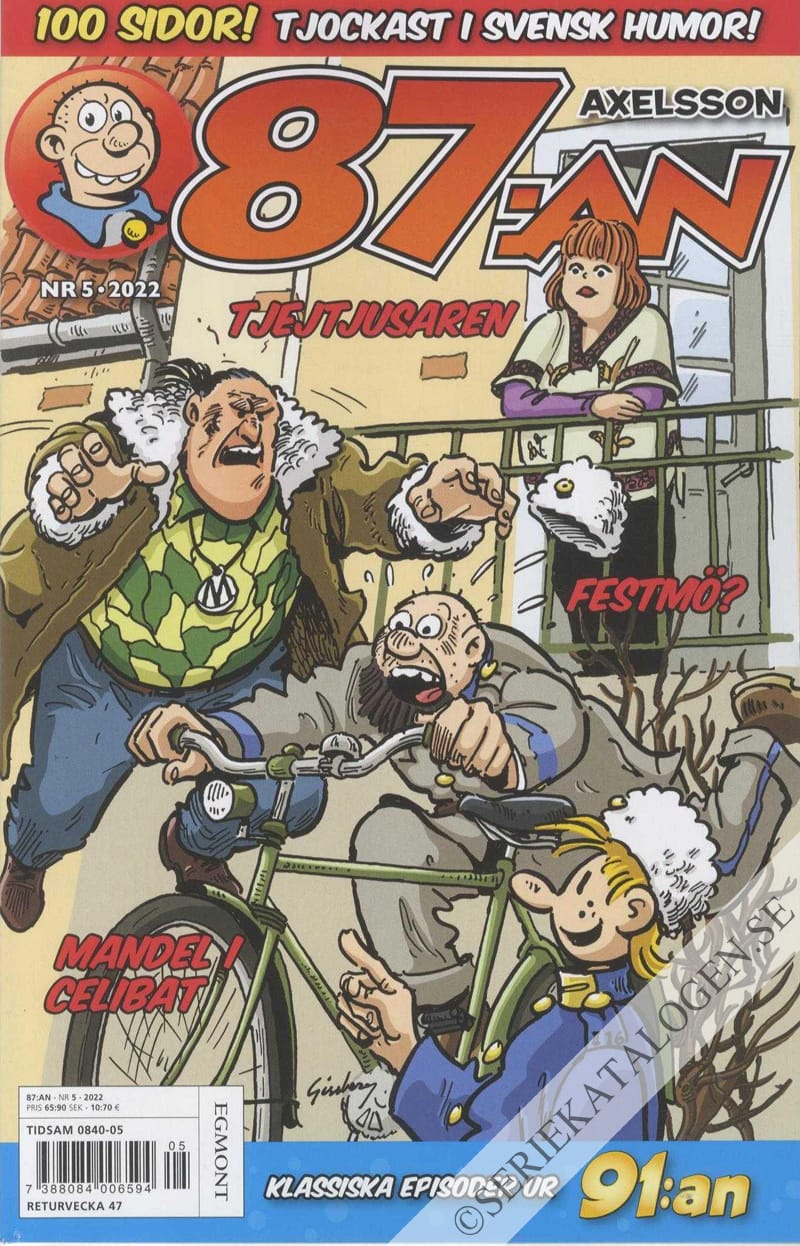 Framsida på 87:an Axelsson #5 (2022)