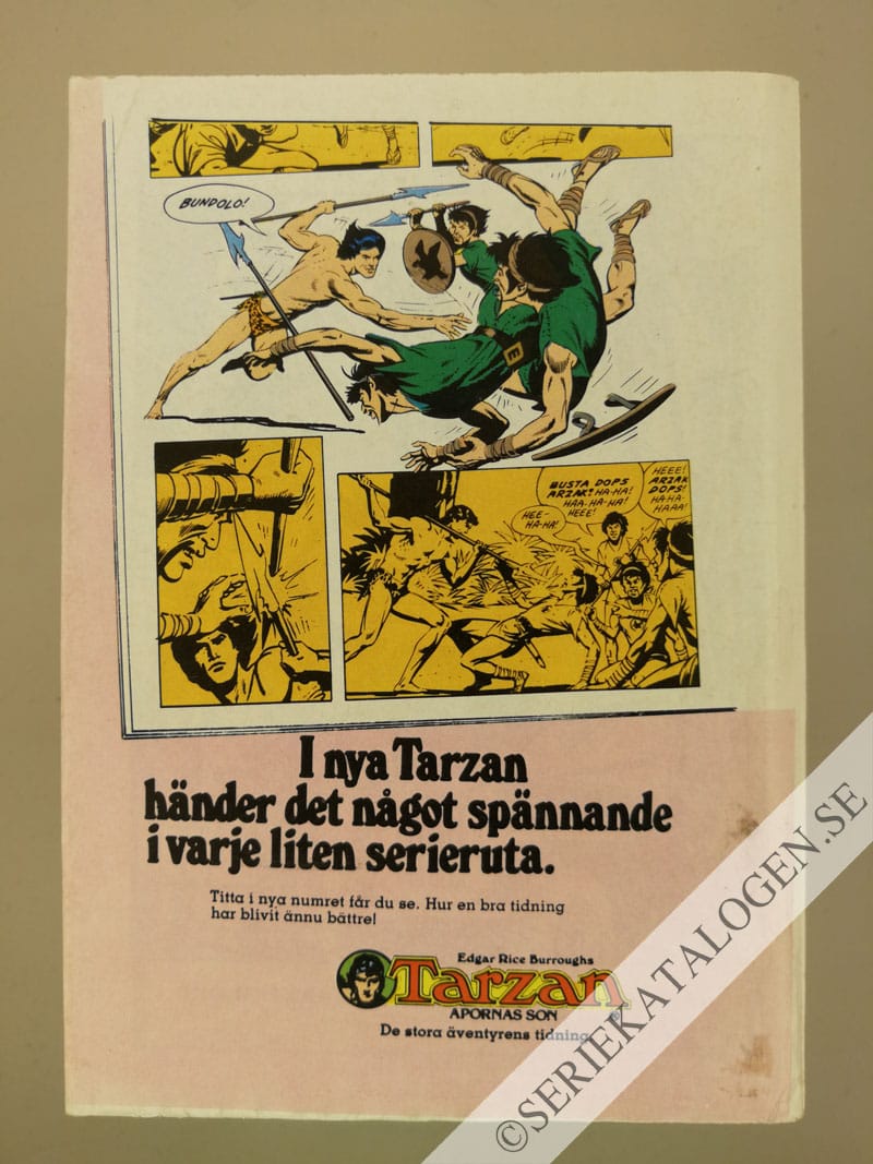 Baksida på Djungelkriget (1984)