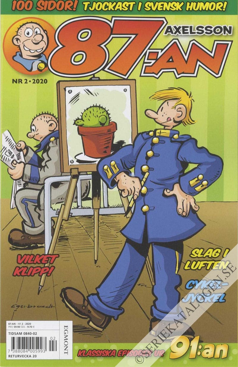 Framsida på 87:an Axelsson #2 (2020)