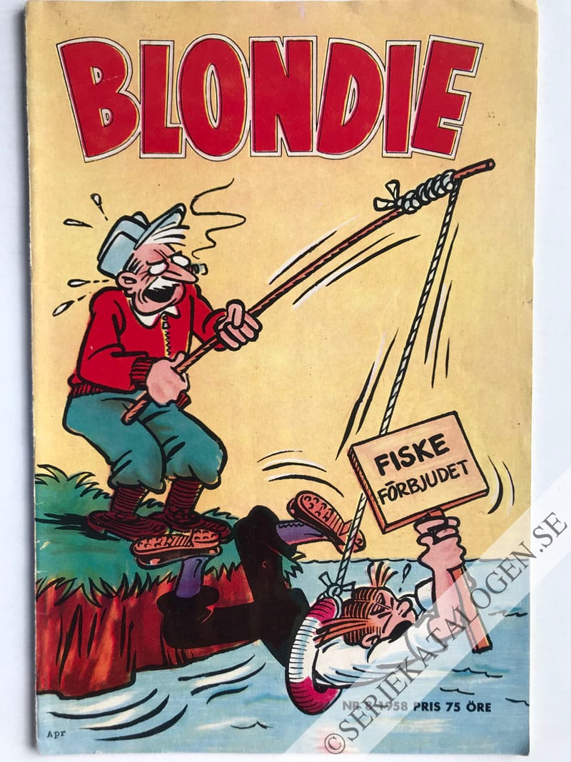 Framsida på Blondie #8 (1958)
