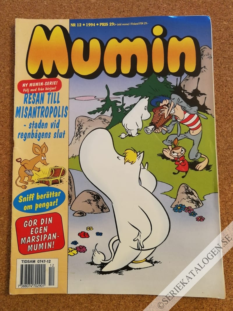 Framsida på Muminmagasinet #12 (1994)