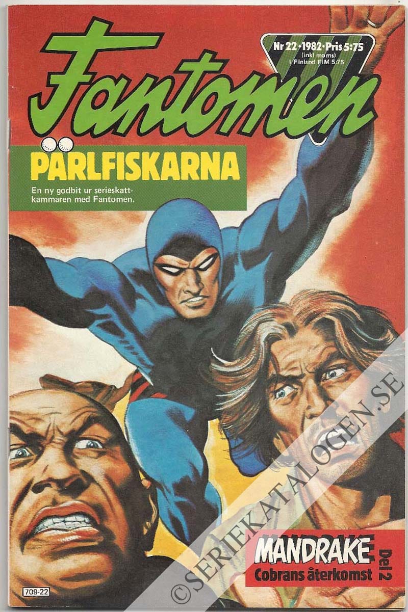 Framsida på Fantomen #22 (1982)