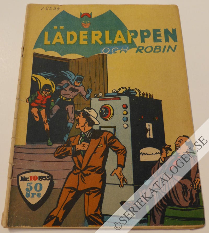 Framsida på Läderlappen och Robin #10 (1953)