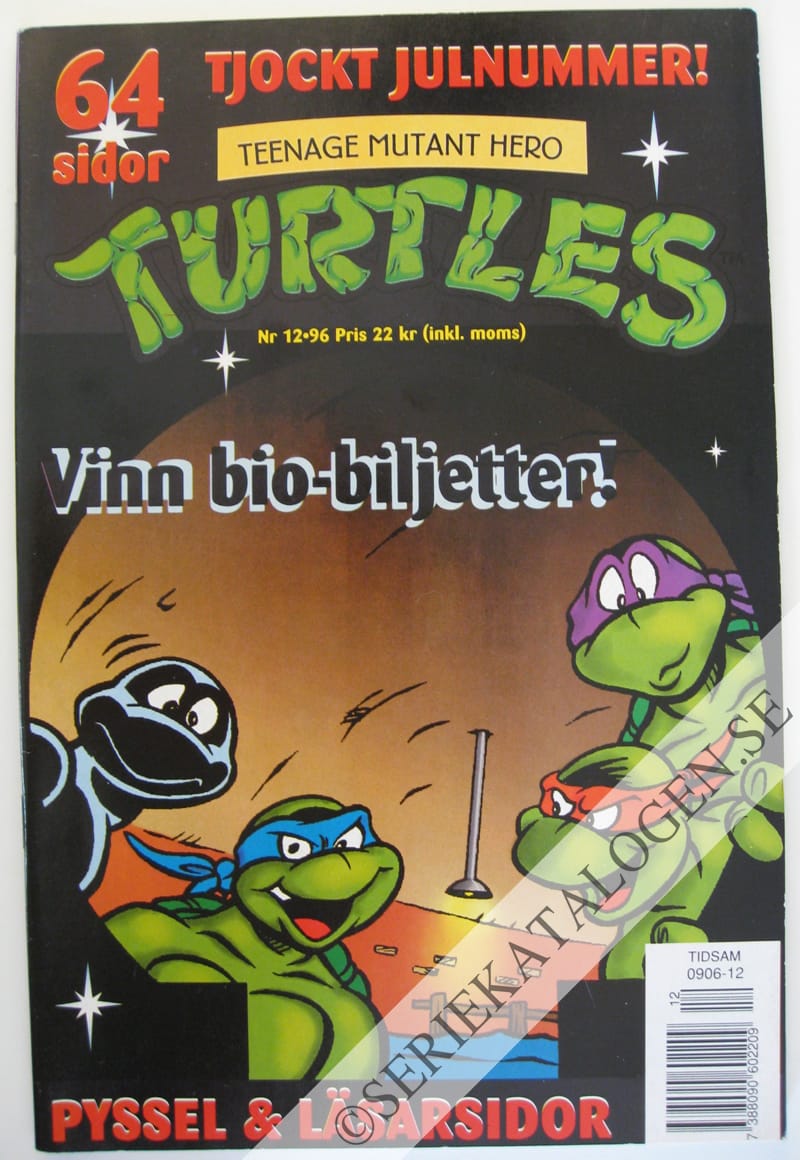 Framsida på Teenage mutant hero turtles #12 (1996)