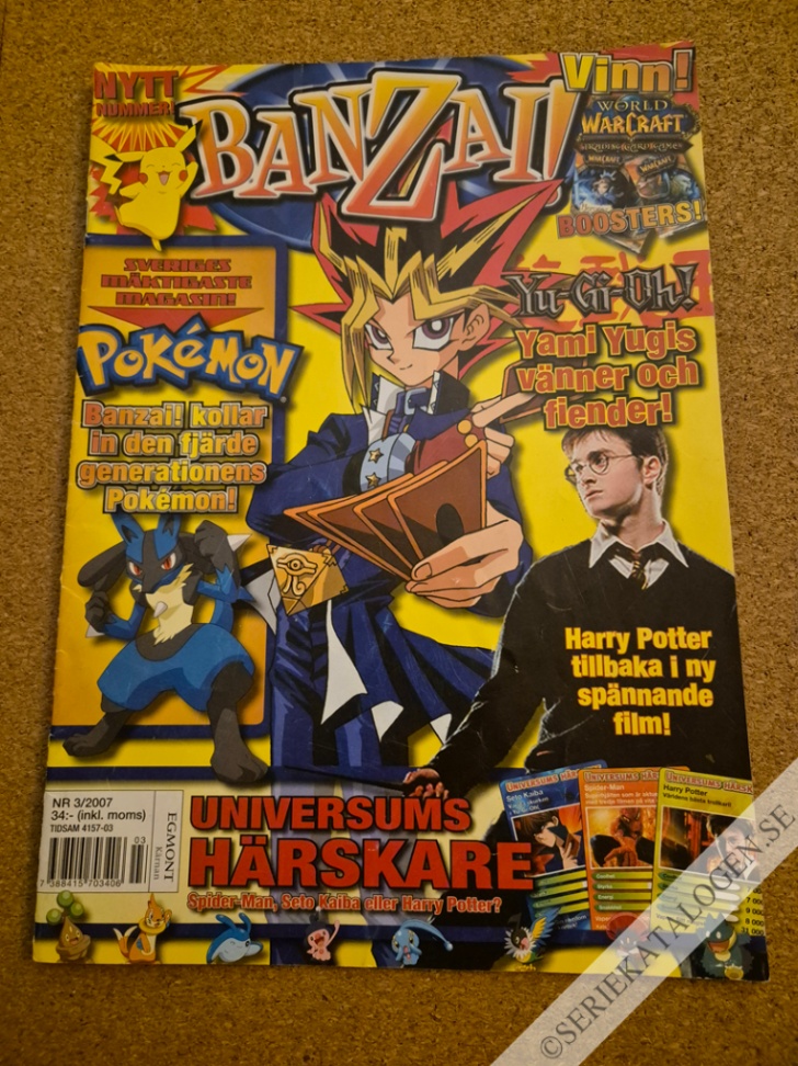 Framsida på Banzai! #3 (2007)