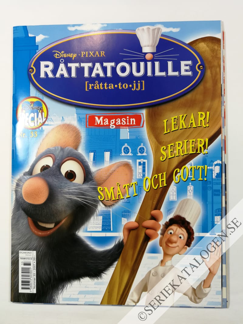 Framsida på Disney special Råttatouille (2007)