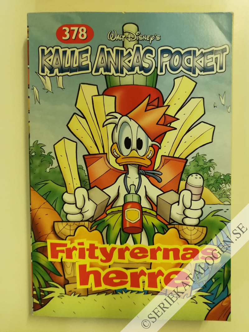 Framsida på Kalle Ankas pocket #378 - Frityrernas herre (2010)