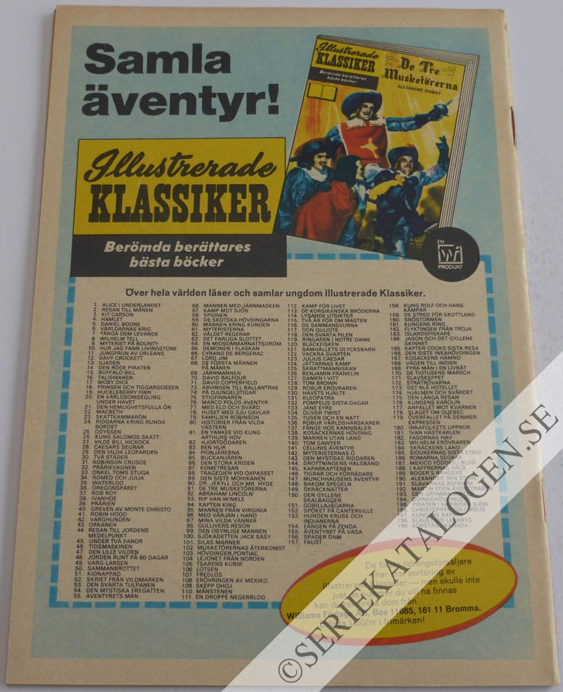 Baksida på De sju dödsdömda (1970)
