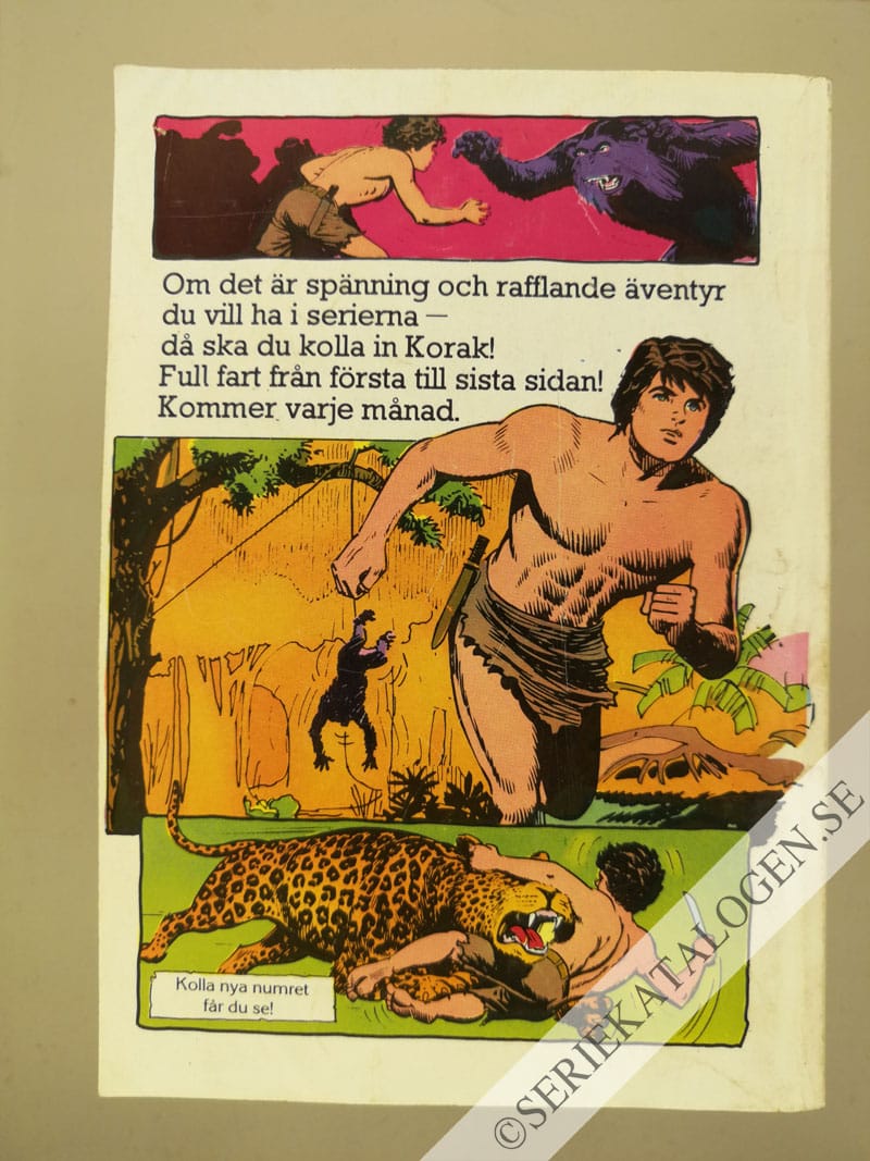 Baksida på Den hemliga vägen (1977)