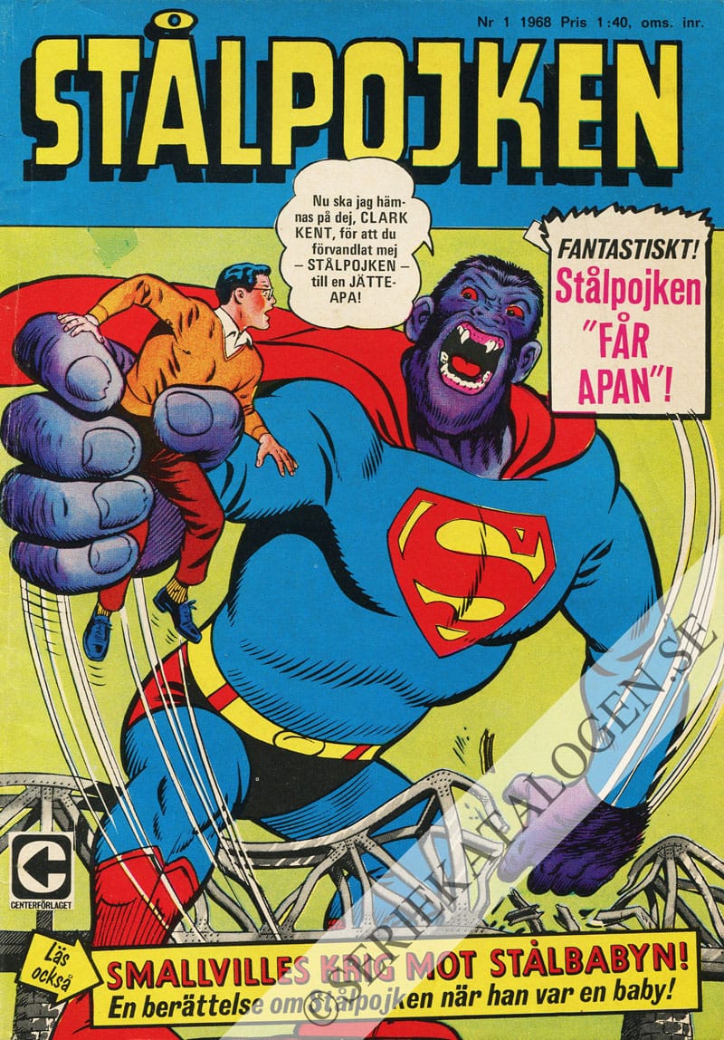 Framsida på Stålpojken #1 (1968)