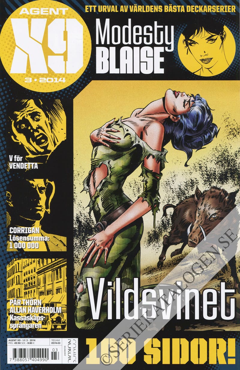 Framsida på Agent X9 #3 (2014)