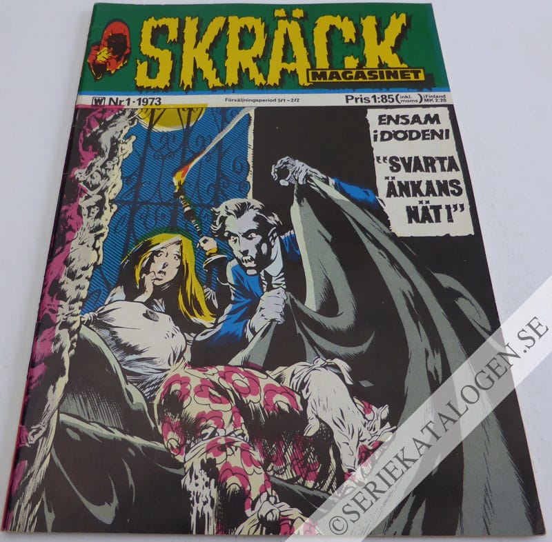 Framsida på Skräckmagasinet #1 (1973)