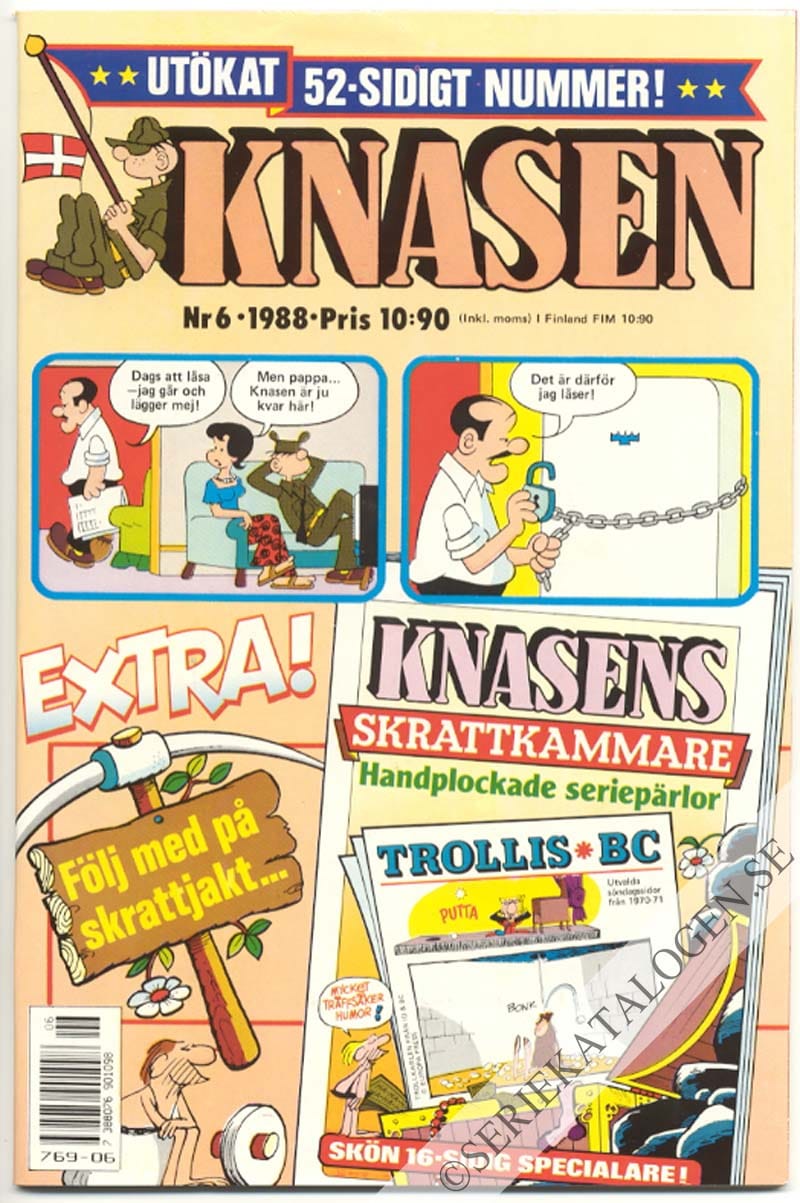 Framsida på Knasen #6 (1988)