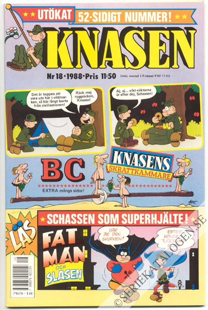 Framsida på Knasen #18 (1988)