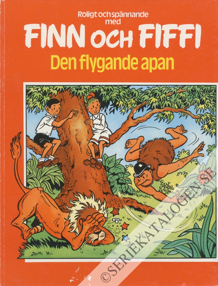Framsida på Finn och Fiffi #29 - Den flygande apan (1979)
