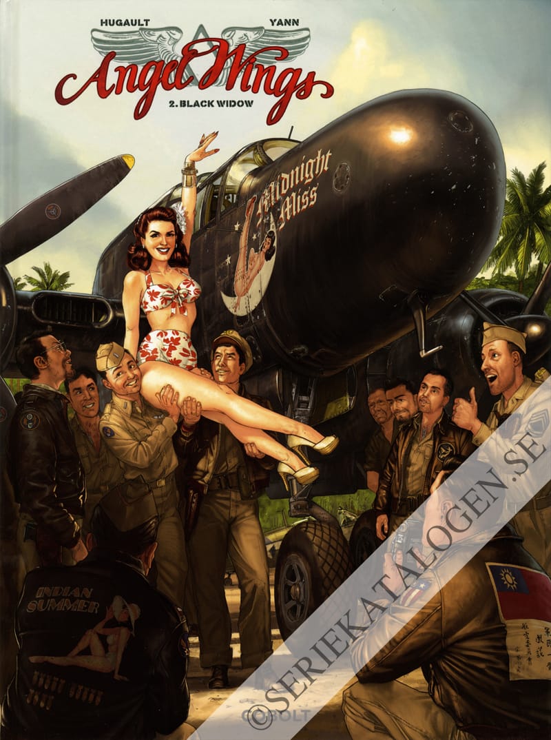 Framsida på Angel Wings Black widow (2017)
