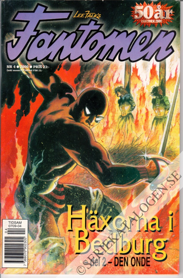 Framsida på Fantomen #4 (2000)
