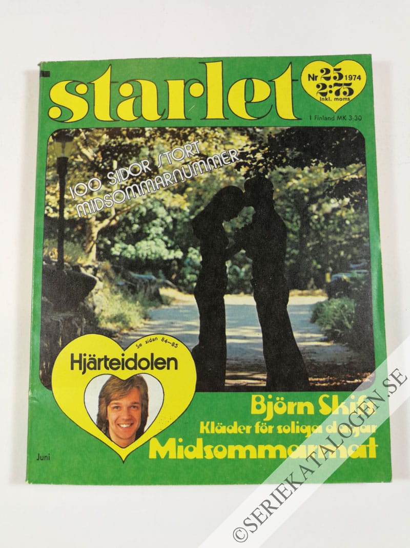 Framsida på Starlet #25 (1974)