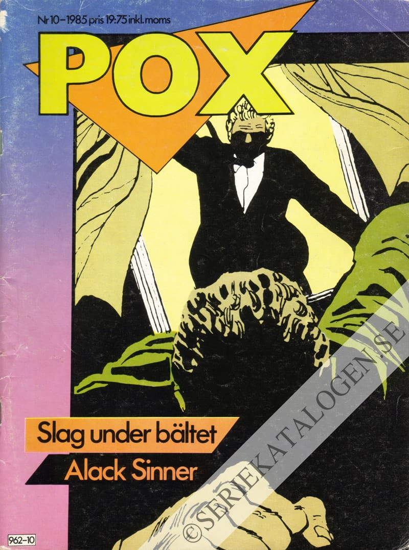 Framsida på Pox #10 (1985)