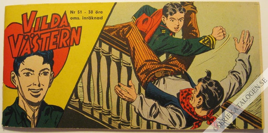 Framsida på Vilda Västern #51 (1961)