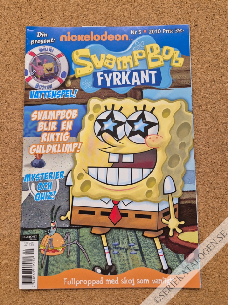 Framsida på Svampbob Fyrkant #5 (2010)