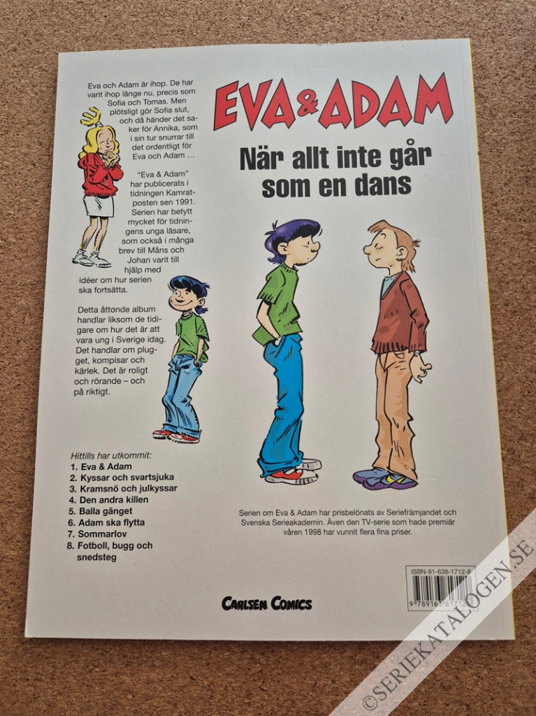 Baksida på Fotboll, bugg och snedsteg (2000)
