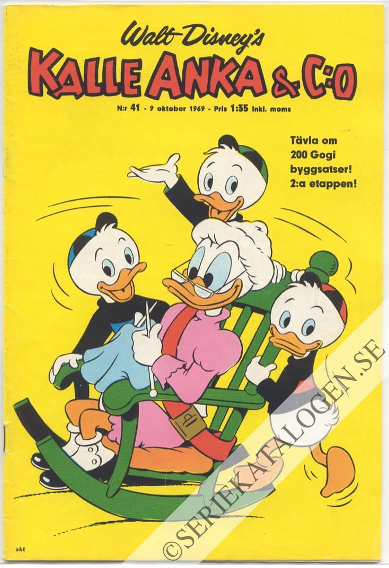 Framsida på Kalle Anka & C:o #41 (1969)
