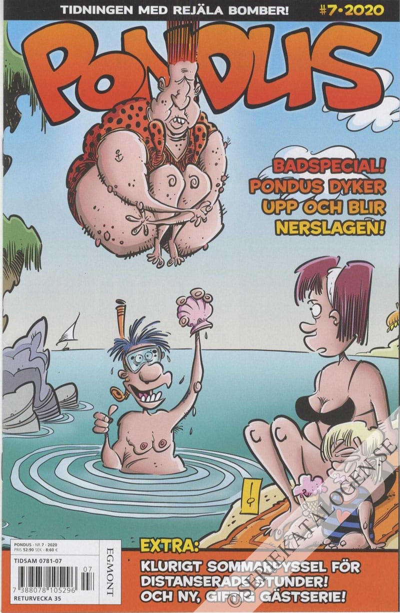 Framsida på Pondus #7 (2020)