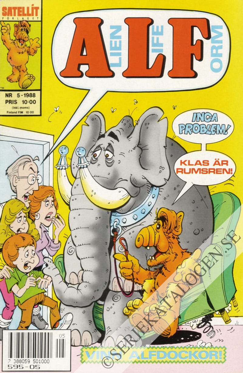 Framsida på Alf #5 (1988)