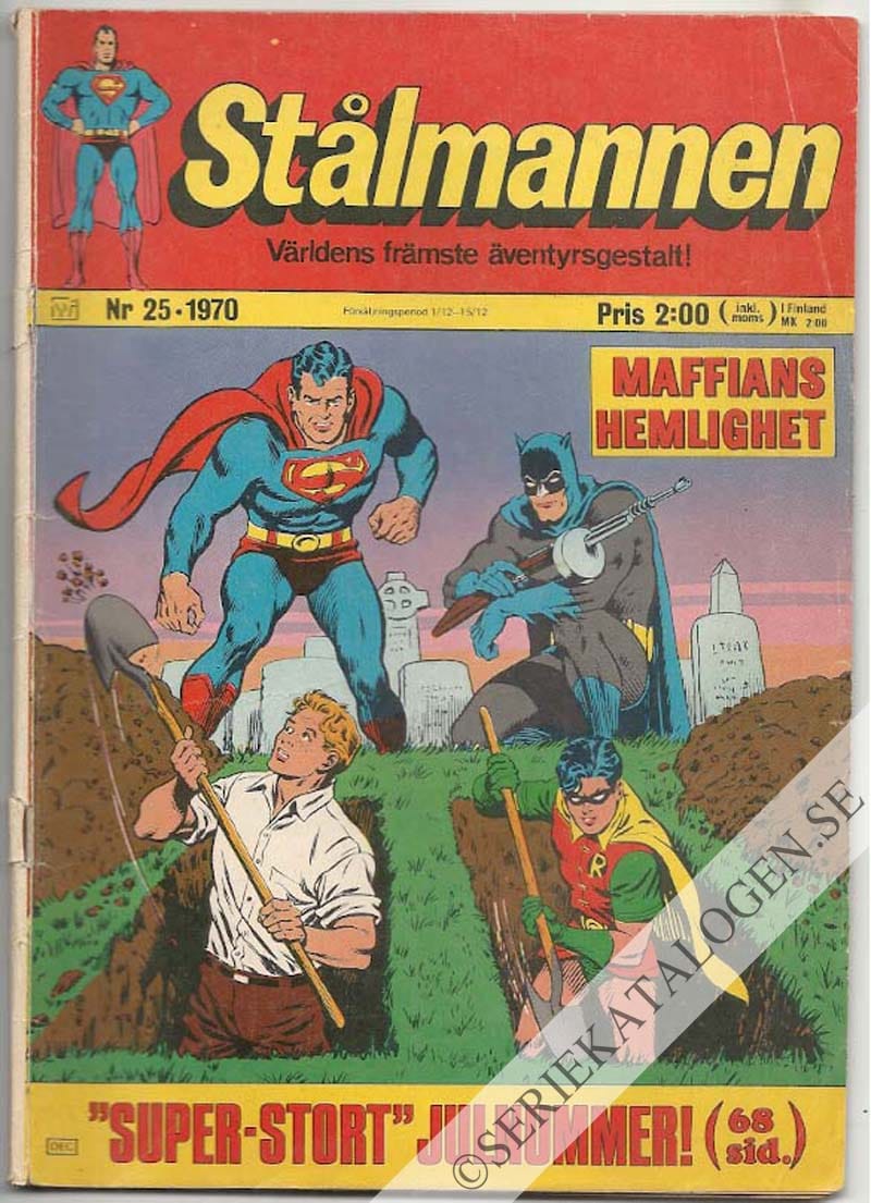 Framsida på Stålmannen #25 (1970)