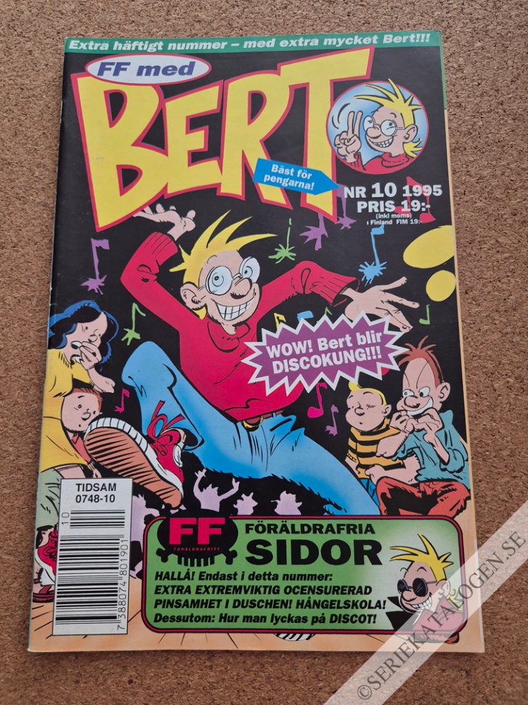 Framsida på FF med Bert #10 (1995)