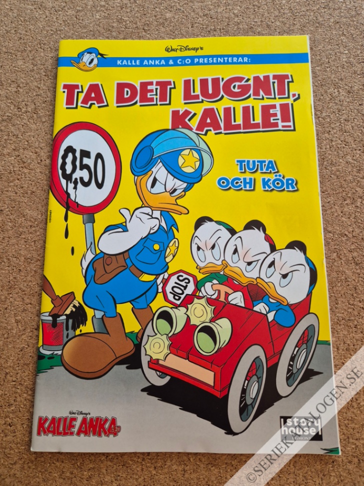 Framsida på Kalle Anka & C:o presenterar (Kalle Anka & C:o Megapåse) Ta det lugnt, Kalle! (2023)